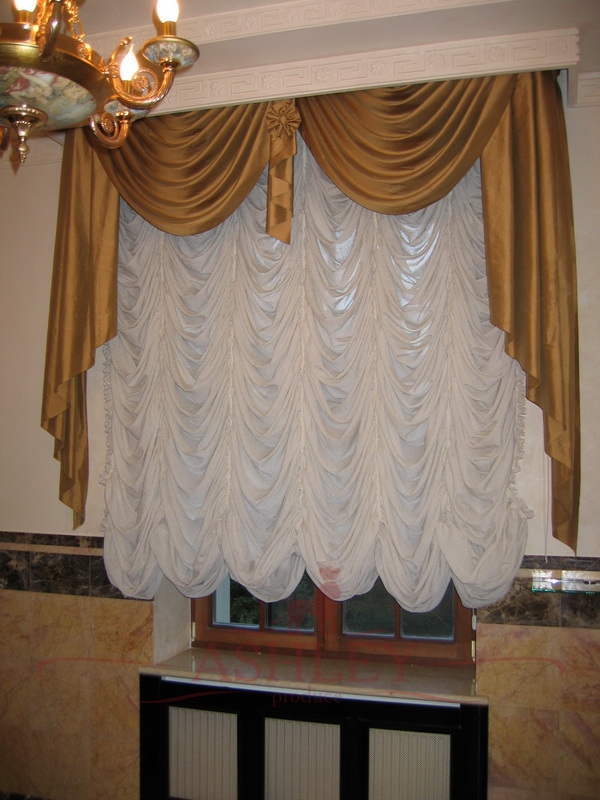 Шторы эксклюзивные модели текстильное оформление интерьеров элитный шторный декор - ASHLEY